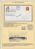 Map met enveloppen van passagier schepen , lees., Ophalen of Verzenden, Na 1940, Gestempeld