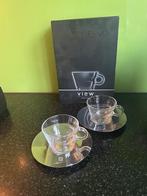 Nespresso view cappuccino kop en schotel nieuw, Nieuw, Ophalen of Verzenden, Glas, Overige stijlen