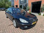 Peugeot 607 3.0-24V V6 Executive AUT, Leer, 2946 cc, Blauw, Navigatiesysteem, Bedrijf