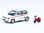 Honda City Turbo II w. motocompo wit 1:64 Inno In008, Verzenden, Nieuw, Auto