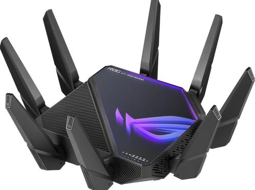 ASUS ROG Rapture GT-AXE16000 |Wi-Fi 6E (16Gbps) • 6-poorts, Computers en Software, Routers en Modems, Zo goed als nieuw, Router