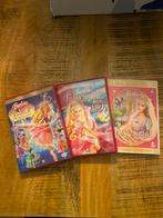 Barbie DVD Collectie: Rapunzel, Fairytopia, 12 Dansende Prin, Gebruikt, Alle leeftijden, Poppen, Boxset