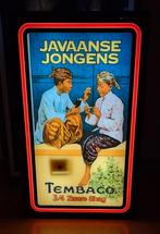 Lichtbak (reclame) Javaanse Jongens, Verzamelen, Merken en Reclamevoorwerpen, Ophalen, Gebruikt, Lichtbak of (neon) lamp
