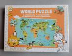 Wereld puzzel 100 stukjes Nieuw, Nieuw, Meer dan 50 stukjes, Ophalen of Verzenden
