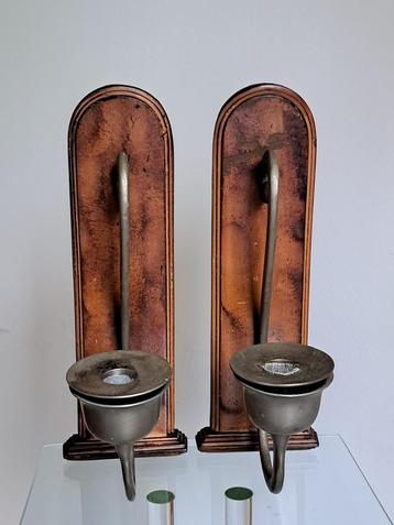 Art Deco, wand Kandelaars, handgemaakt ca 1920 beschikbaar voor biedingen