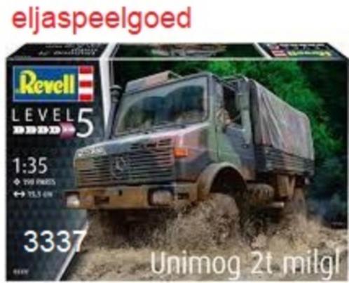 Revell 1:35 TRUCK 2 ton MILGL UNIMOG 3337 modelbouw, Hobby en Vrije tijd, Modelbouw | Auto's en Voertuigen, Nieuw, Truck, 1:32 tot 1:50