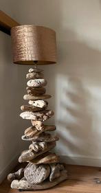 Lamp landelijk, Ophalen, 100 tot 150 cm, Hout, Landelijk
