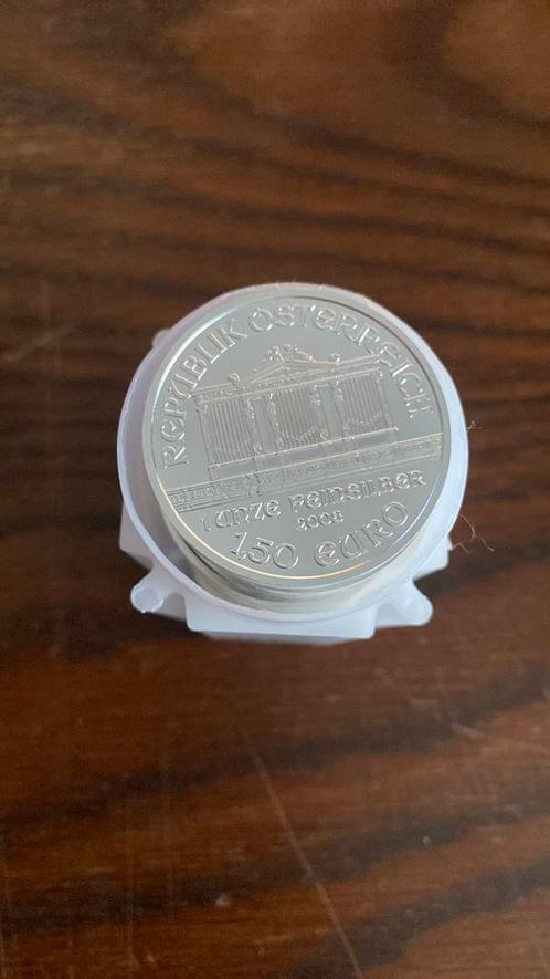Tube philharmoniker zilveren munten 2008 (20x 1 ounce), Postzegels en Munten, Edelmetalen en Baren, Zilver, Ophalen of Verzenden