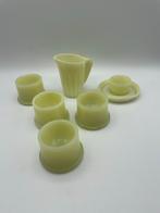 Colopal Leerdam eierdopjes, roomkannetje, zoutvat, Antiek en Kunst, Antiek | Glas en Kristal, Ophalen of Verzenden