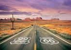 70 Route 66 Vlies Fotobehang 350x250cm in 3 maten Nieuw XXL, Huis en Inrichting, Woonaccessoires | Wanddecoraties, Nieuw, Ophalen of Verzenden