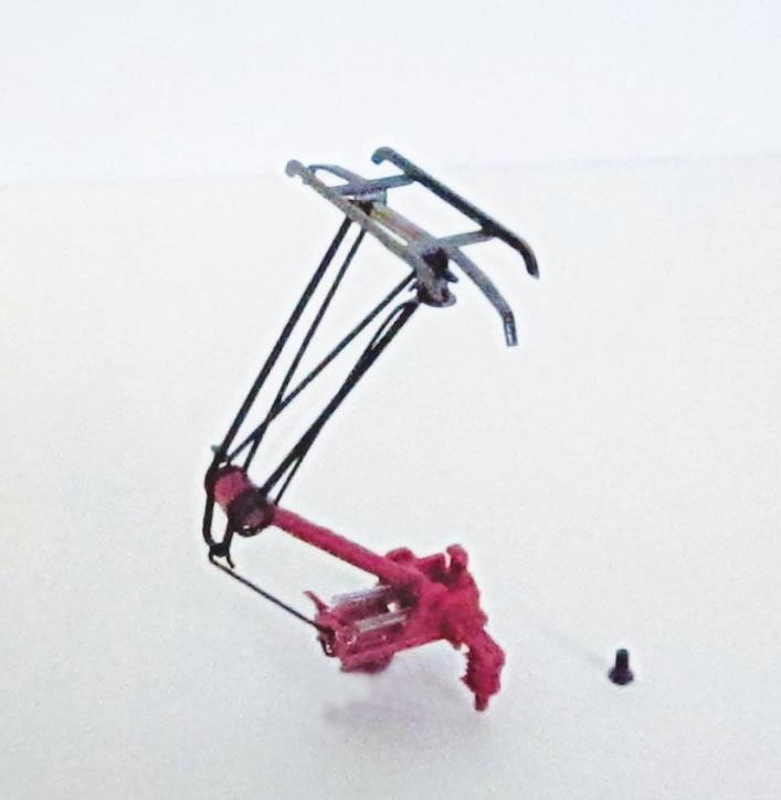 Piko 56166 - Stroomafnemer BR193 Metaal rood, Hobby-Loks, Hobby en Vrije tijd, Modeltreinen | H0, Nieuw, Overige typen, Gelijkstroom of Wisselstroom