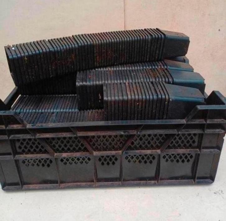 Kweekpotten plantenpotten bloempotten p9 9x9x10 cm zwart, Tuin en Terras, Bloempotten, Gebruikt, Kunststof, Minder dan 40 cm, Minder dan 25 cm