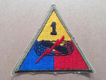WWII US 1st Armored Division patch beschikbaar voor biedingen