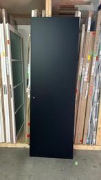 Zwarte afgelakte deur 73.0 x 231.5 opdek rechts, 80 tot 100 cm, 215 cm of meer, Binnendeur, Nieuw