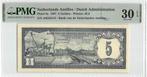 Netherlands Antilles 5 Gulden 1967 Vf PMG 30 EPQ, Ophalen of Verzenden, Zuid-Amerika, Los biljet