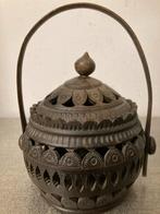 Houten dekseldoosje met hengsel, Ophalen of Verzenden
