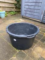 Speciekuip 65L + Troffel en Vlakspaan, Ophalen, Gebruikt, Kunststof, Met handgreep