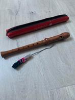 Blokfluit met hoes, Roessler, Ophalen of Verzenden, Gebruikt, Overige typen, Met koffer, hoes of etui