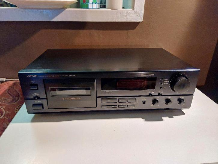 Denon DRM-555 top cassettedeck, Audio, Tv en Foto, Cassettedecks, Enkel, Denon, Auto-reverse, Tape counter, Ophalen