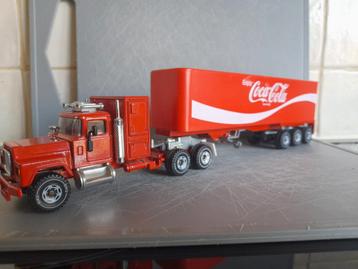 Siku  Mack coca cola truck met trailer beschikbaar voor biedingen