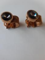 Vintage retro manchetknopen goud kleurig izgst., Sieraden, Tassen en Uiterlijk, Manchetknopen, Ophalen of Verzenden, Zo goed als nieuw