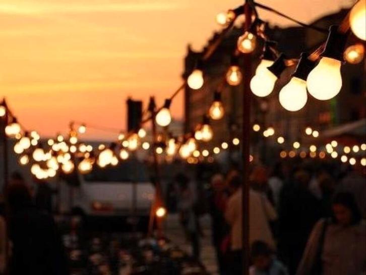 Verlichting biersets statafels lange tafels buffet tafels, Hobby en Vrije tijd, Feestartikelen | Verhuur, Zo goed als nieuw, Ophalen