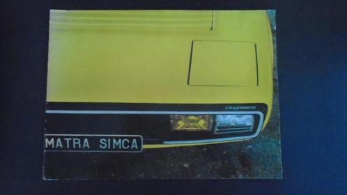 Brochure Simca Matra Bagheera Nederlands, Boeken, Auto's | Folders en Tijdschriften, Gelezen, Overige merken, Verzenden
