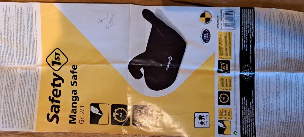 Safety 1st Manga Safe Autostoel Gr. 2/3, Kinderen en Baby's, Autostoeltjes, Overige merken, Autogordel, 15 t/m 36 kg, Ophalen of Verzenden