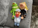 3 handpoppen van de Muppets ah actie knuffels Kermit chef, Ophalen of Verzenden