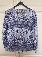 Blouse bloem en paisley | V-hals | Only | Maat 34, Gedragen, Maat 34 (XS) of kleiner, Blauw, Ophalen of Verzenden