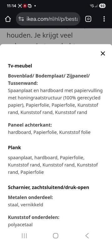 Ikea Besta TV Meubel - afbeelding 11