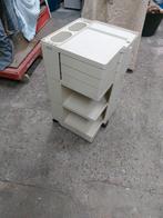 Ladekast/opbergkast op wielen - Kunststof joe colombo, Ophalen, Met plank(en), Gebruikt, Minder dan 25 cm