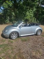 Volkswagen beetle 2003 Grijs cabrio airco stoelverwarming, Auto's, Voorwielaandrijving, Euro 5, 4 cilinders, Cabriolet