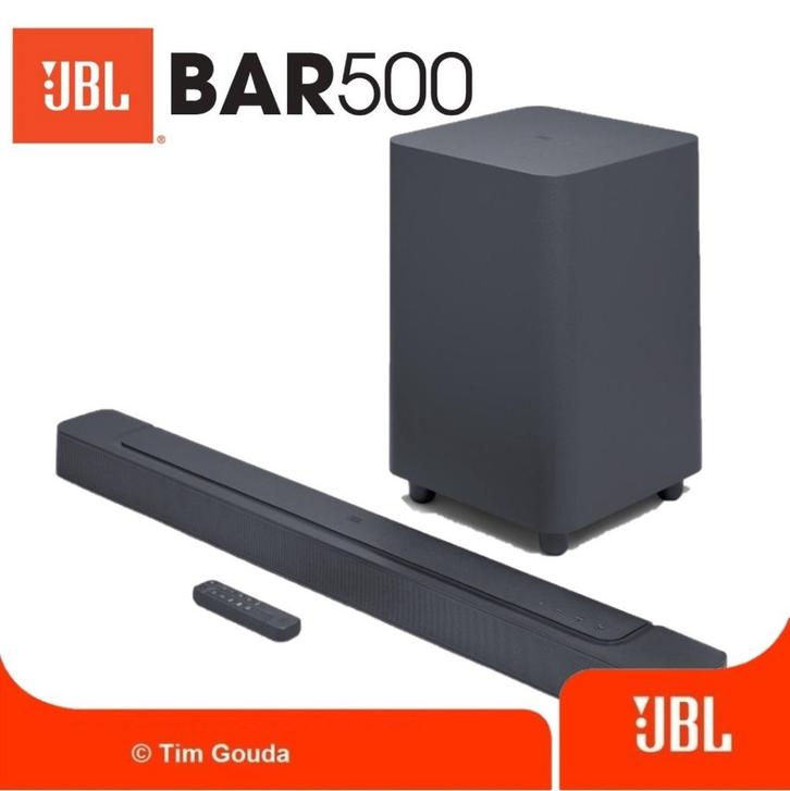 ✅ JBL BAR 500 Pro Soundbar - NIEUW, Audio, Tv en Foto, Soundbars, Nieuw, Bluetooth, Met externe subwoofer, Ophalen of Verzenden