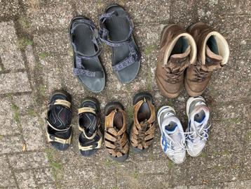 Wandelschoenen en sandalen en sportschoenen maat  47 beschikbaar voor biedingen