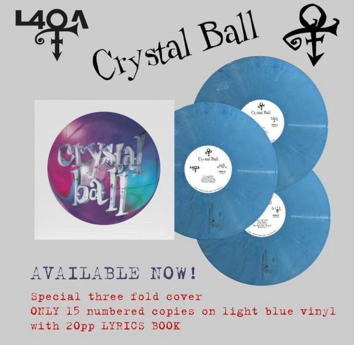 Prince - Crystal Ball Ltd. BLUE EDITION VINYL 3LP SEALED, Cd's en Dvd's, Vinyl | Pop, Nieuw in verpakking, 2000 tot heden, 12 inch