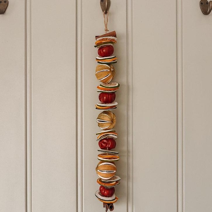 Slinger herfst gedroogde citrusvruchten Kerstslinger, Diversen, Kerst, Nieuw, Ophalen of Verzenden