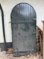 Buitendeur donkergroen met beslag (reeds gedemonteerd), Ophalen, Gebruikt, 80 tot 100 cm, Buitendeur