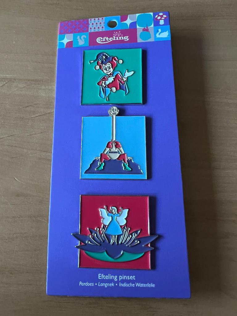 Efteling pin's - pinset, Verzamelen, Efteling, Nieuw, Button of Speldje, Ophalen of Verzenden