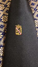 Schiedam Gemeente Provincie Zuid-Holland stropdas zwart, Kleding | Heren, Stropdassen, Ophalen of Verzenden, Nieuw, Zwart