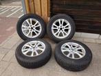 Winterset: 4 lichtmetalen velgen met winterbanden 215x65xR16, Auto-onderdelen, Banden en Velgen, Ophalen, 215 mm, 16 inch, Banden en Velgen
