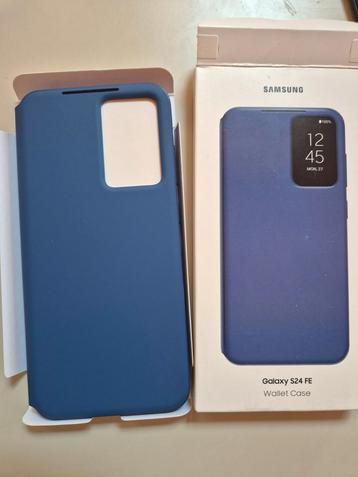 Samsung Galaxy Official Wallet Case voor S24 FE, blauw beschikbaar voor biedingen