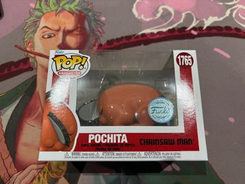 Sleeping Pochita Heo Exclusive #1765 Funko Pop Chainsaw Man beschikbaar voor biedingen