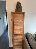 2 Houten designkasten - 180x50x40 Lowik, Ophalen, Eikenhout, 50 tot 100 cm, Zo goed als nieuw