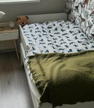 Ikea: SLÄKT Meegroeibed, wit, 80x200 cm - afbeelding 2