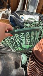 Hanging baskets hang bakken 15 stuks met zilver touw, Tuin en Terras, Ophalen of Verzenden, Nieuw, Rond, Minder dan 25 cm