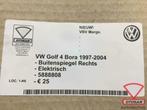 vw golf 4 bora buitenspiegel spiegel rechts elekt. nieuw! 58, Auto-onderdelen, Ophalen of Verzenden, Nieuw, Volkswagen