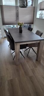 NIEUW! Tafel met stoelen te koop, Huis en Inrichting, Overige materialen, Nieuw, 150 tot 200 cm, Modern