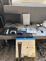 PlayStation 5 Compleet Pakket + Monitor, Spelcomputers en Games, Spelcomputers | Sony PlayStation 5, Ophalen, Gebruikt, Playstation 5