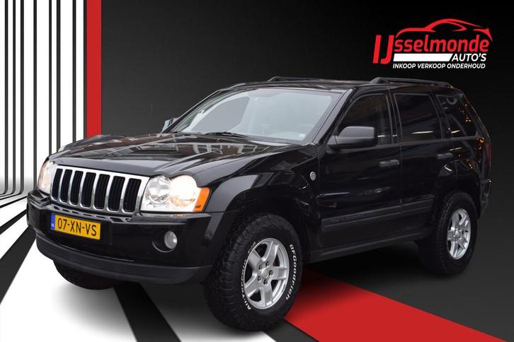 Jeep Grand Cherokee 4.7 V8 Laredo 4x4 Automaat (bj 2006), Auto's, Jeep, Bedrijf, Te koop, Grand Cherokee, 4x4, Airbags, Airconditioning